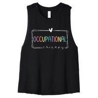 Cute Occupational Therapy Costume OT Therapist Women's Racerback Cropped Tank