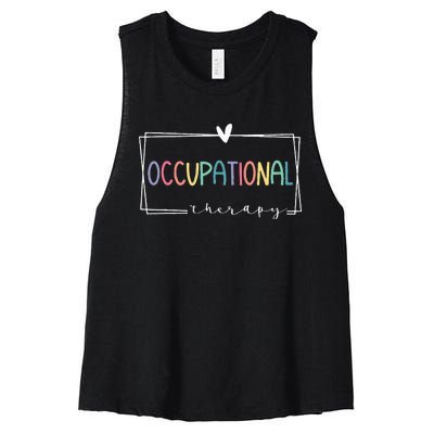 Cute Occupational Therapy Costume OT Therapist Women's Racerback Cropped Tank