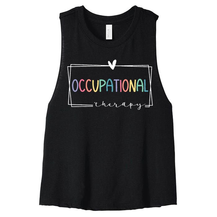 Cute Occupational Therapy Costume OT Therapist Women's Racerback Cropped Tank