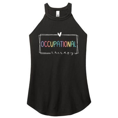 Cute Occupational Therapy Costume OT Therapist Women's Perfect Tri Rocker Tank