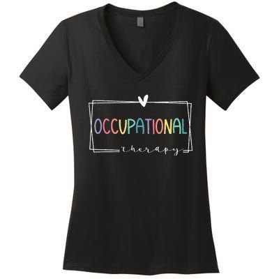 Cute Occupational Therapy Costume OT Therapist Women's V-Neck T-Shirt