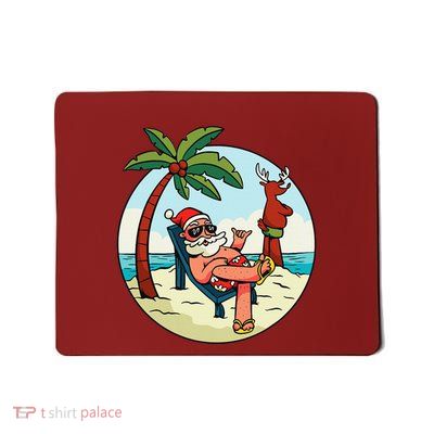 Christmas On The Beach Christmas Mousepad