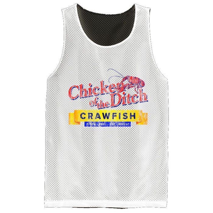 Chicken Of The Ditch Crawfish Crawfish Boil Mesh Reversible Basketball Jersey Tank