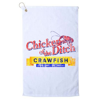 Chicken Of The Ditch Crawfish Crawfish Boil Golf Towel