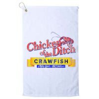 Chicken Of The Ditch Crawfish Crawfish Boil Platinum Collection Golf Towel