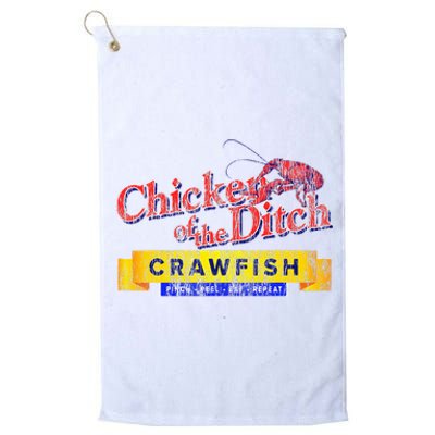 Chicken Of The Ditch Crawfish Crawfish Boil Platinum Collection Golf Towel