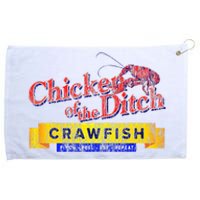 Chicken Of The Ditch Crawfish Crawfish Boil Grommeted Golf Towel