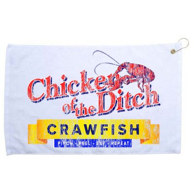 Chicken Of The Ditch Crawfish Crawfish Boil Grommeted Golf Towel