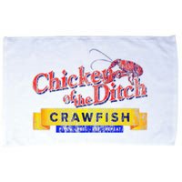 Chicken Of The Ditch Crawfish Crawfish Boil Microfiber Hand Towel