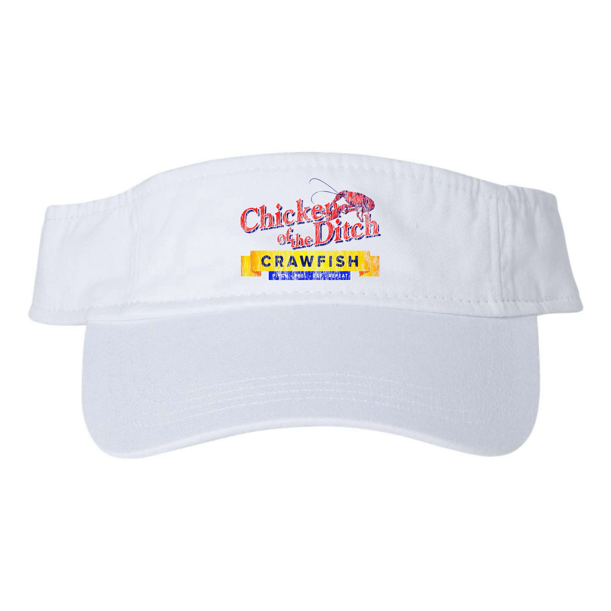 Chicken Of The Ditch Crawfish Crawfish Boil Visor