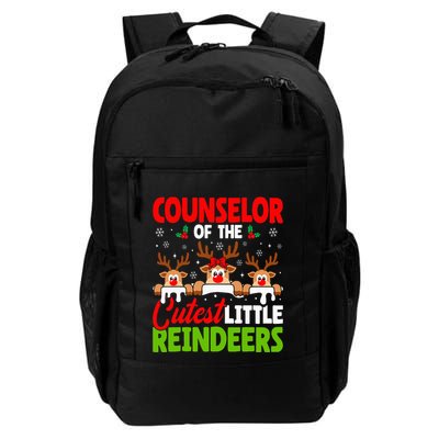 Counselor Of The Cutest Reindeers Christmas Counselor Backpack