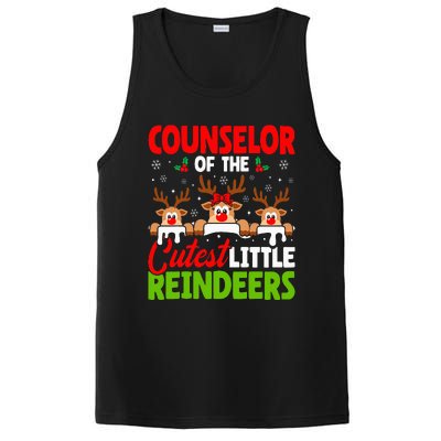 Counselor Of The Cutest Reindeers Christmas Counselor PosiCharge Competitor Tank