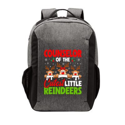 Counselor Of The Cutest Reindeers Christmas Counselor Vector Backpack