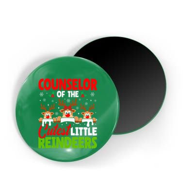 Counselor Of The Cutest Reindeers Christmas Counselor Magnet