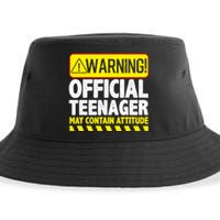 Cool Official Teenager For Boys Girls Teen 13 Year Old B-Day Sustainable Bucket Hat