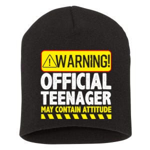 Cool Official Teenager For Boys Girls Teen 13 Year Old B-Day Short Acrylic Beanie