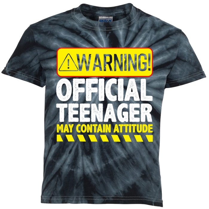 Cool Official Teenager For Boys Girls Teen 13 Year Old B-Day Kids Tie-Dye T-Shirt