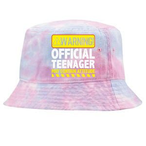 Cool Official Teenager For Boys Girls Teen 13 Year Old B-Day Tie-Dyed Bucket Hat