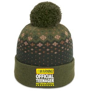 Cool Official Teenager For Boys Girls Teen 13 Year Old B-Day The Baniff Cuffed Pom Beanie