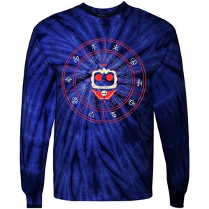 Cult Of The Lamb Game Design For Gamers Tie-Dye Long Sleeve Shirt