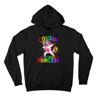 Cousin of the Birthday Princess Dabbing Unicorn Hoodie