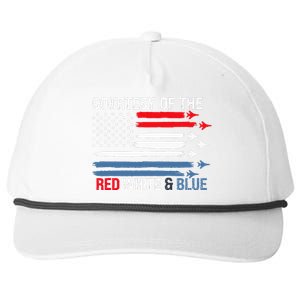 Courtesy Of The Red White And Blue Snapback Five-Panel Rope Hat