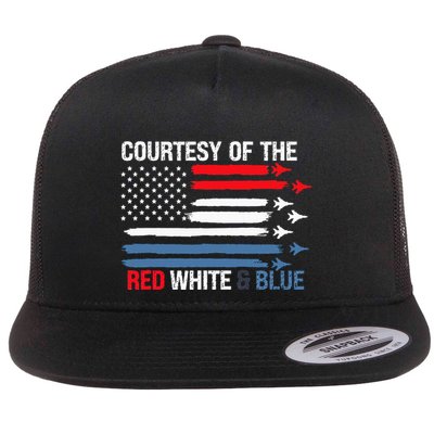 Courtesy Of The Red White And Blue Flatbill Hat