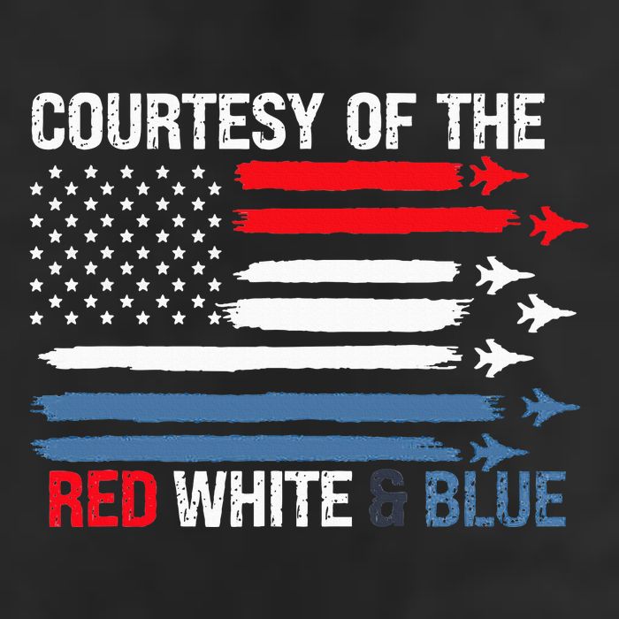 Courtesy Of The Red White And Blue Golf Towel
