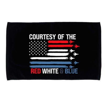Courtesy Of The Red White And Blue Microfiber Hand Towel