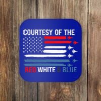 Courtesy Of The Red White And Blue Coaster