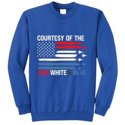 Courtesy Of The Red White And Blue Tall Sweatshirt