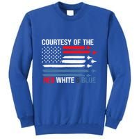 Courtesy Of The Red White And Blue Tall Sweatshirt