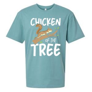 Chicken Of The Tree Squirrel Fun Gift Sueded Cloud Jersey T-Shirt