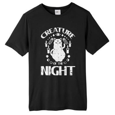 Creature Of The Night Halloween Costume Funny Cat Witch Tall Fusion ChromaSoft Performance T-Shirt