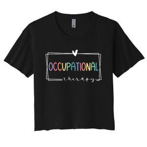 Cute Occupational Therapy Costume OT Therapist Women's Crop Top Tee