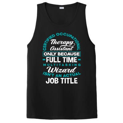 Certified Occupational Therapy Assistant Funny Ot Therapist Gift PosiCharge Competitor Tank