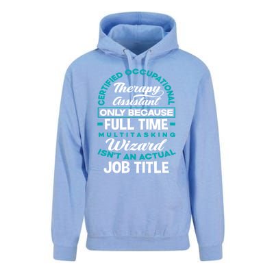 Certified Occupational Therapy Assistant Funny Ot Therapist Gift Unisex Surf Hoodie