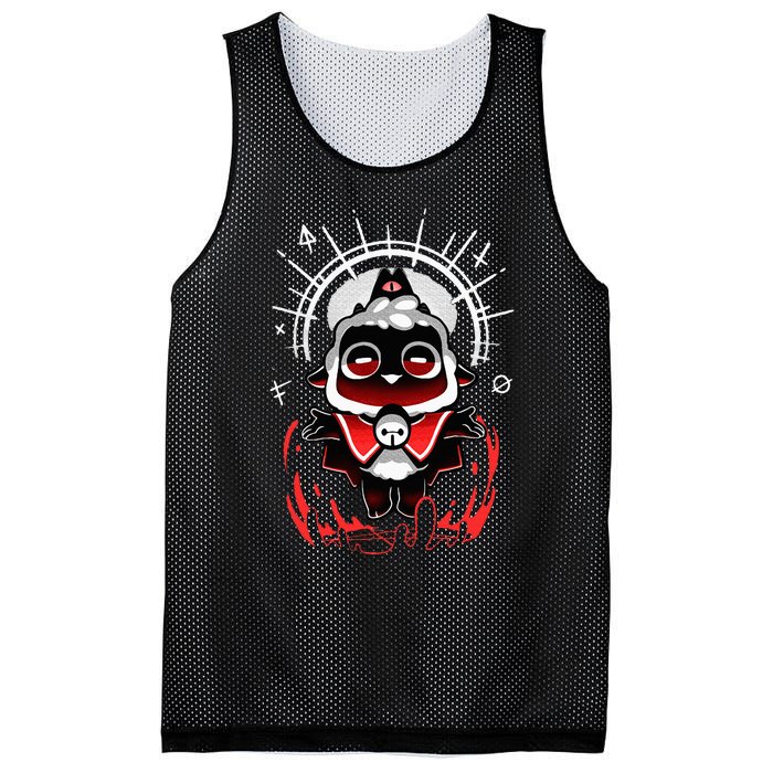 Cult Of The Lamb Cute Gamer Cult Of The Lamb Mesh Reversible Basketball Jersey Tank