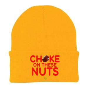 Choke On These Nuts Funny Knit Cap Winter Beanie