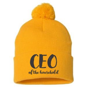 CEO Of The Household Funny Mothers Day Gifts Daughter Pom Pom 12in Knit Beanie