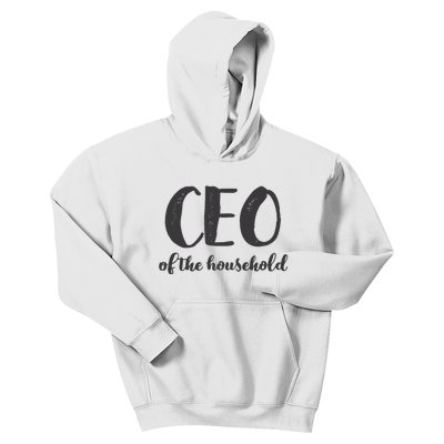 CEO Of The Household Funny Mothers Day Gifts Daughter Kids Hoodie