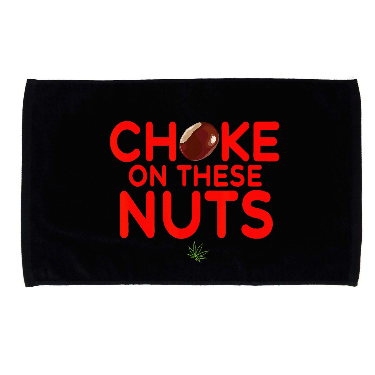 Choke On These Nuts Microfiber Hand Towel