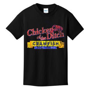 Chicken Of The Ditch Crawfish Crawfish Boil Kids T-Shirt