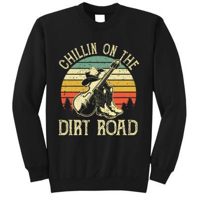 Chillin On The Dirt Road Western Life Rodeo Country Music Sweatshirt