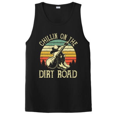 Chillin On The Dirt Road Western Life Rodeo Country Music PosiCharge Competitor Tank