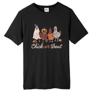 Chick Or Treat Halloween Witch Spooky Chicken Tall Fusion ChromaSoft Performance T-Shirt