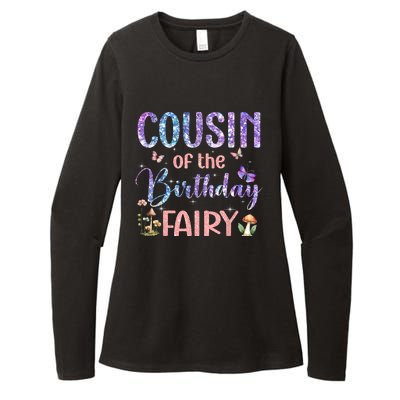 Cousin Of The Birthday Fairy Family Magical Bday Party Womens CVC Long Sleeve Shirt