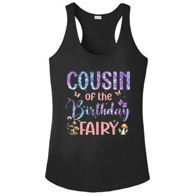 Cousin Of The Birthday Fairy Family Magical Bday Party Ladies PosiCharge Competitor Racerback Tank