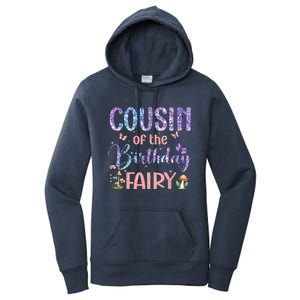 Cousin Of The Birthday Fairy Family Magical Bday Party Women's Pullover Hoodie