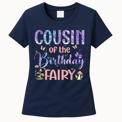 Cousin Of The Birthday Fairy Family Magical Bday Party Women's T-Shirt